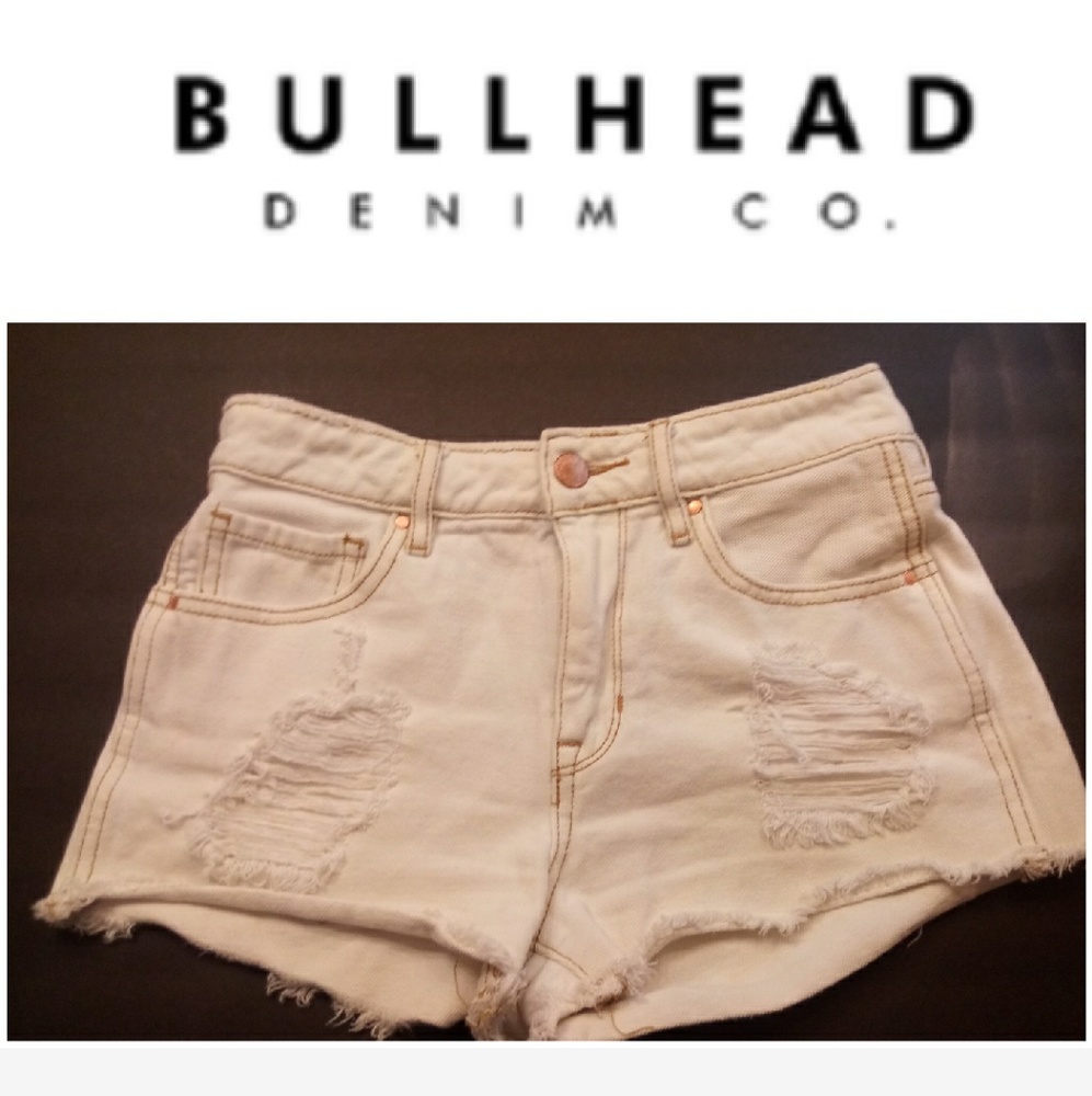 💋🔥 BULLHEAD HIGH-RISE SHORTS 🔥 - Picture 1 of 5